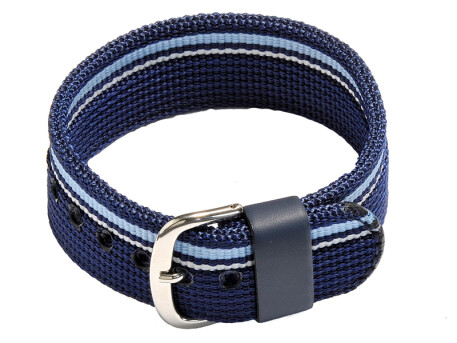 Bracelet de montre Casio . BG-1006KF-2, textile, bleu