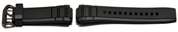 Bracelet montre Casio p. Edifice EFR-515PB, résine, noire