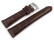 Bracelet montre grain croco marron 17mm 19mm 20mm 21mm 22mm 23mm