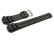 Bracelet montre Casio p.DW-6900,DW-6600,G-6900,résine,noire