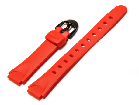 Bracelet de montre Casio pour LW-200, résine, rouge
