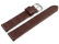 Bracelet montre à clip p.montres avec les anses soudées, 8-20 mm, marron