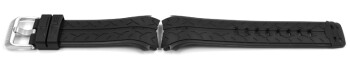 Bracelet de montre Lotus p.15422 et 15423, caoutchouc, noir