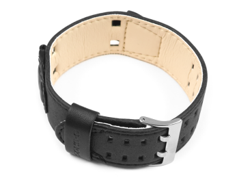 Bracelet de montre Casio p. AW-590BL, G-7700BL, cuir, noir