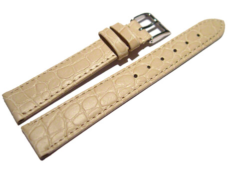 Bracelet montre cuir de veau modèle Safari sand...