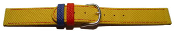 Bracelet imperméable -aussi pour enfants- jaune - 12, 14, 16 mm