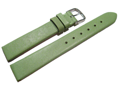 Bracelet montre vert lisse 8mm 10mm 12mm 14mm 16mm 18mm...